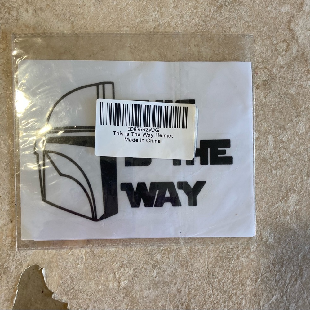 Two Mandelorin “This Is The Way” Auto Stickers New